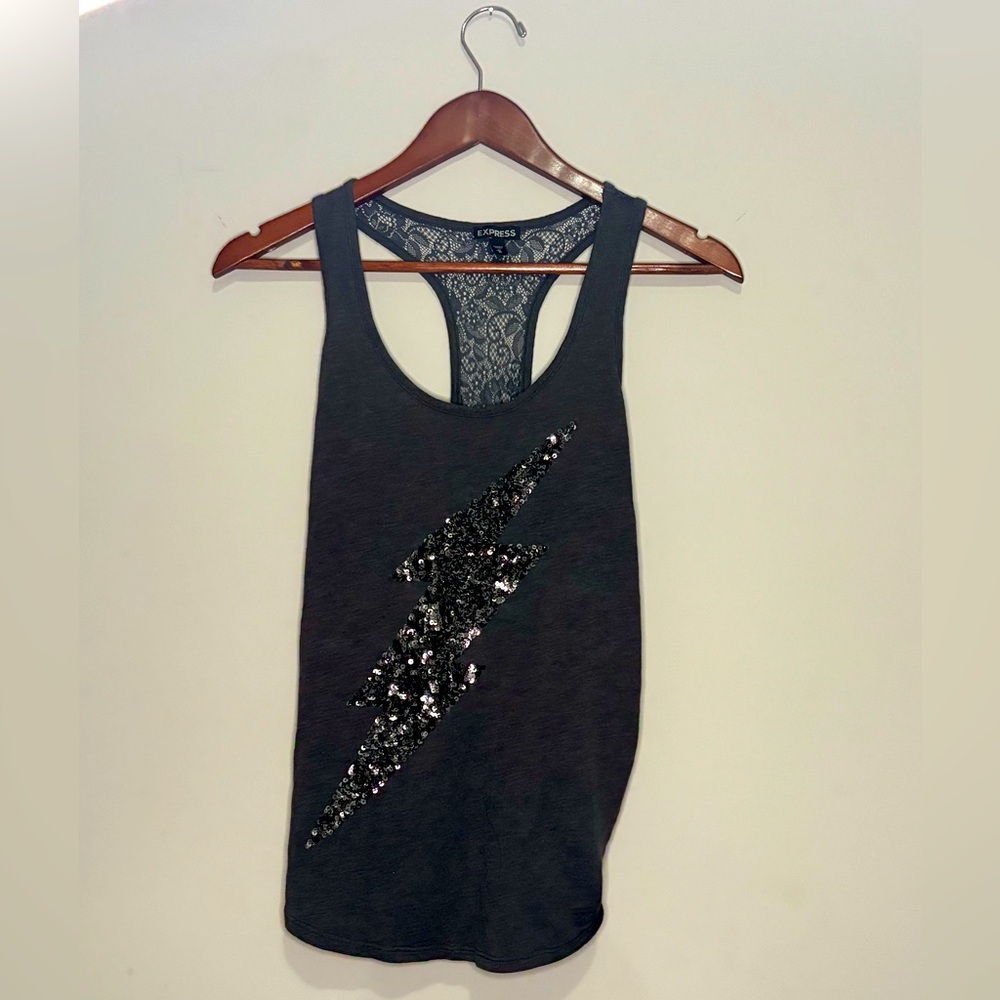 Express Lightning Bolt Tank Top